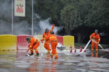 三德科技参加长沙高新区首届微型消防站技能比武 